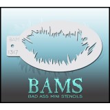 BAM1317 Bad Ass Stencil 